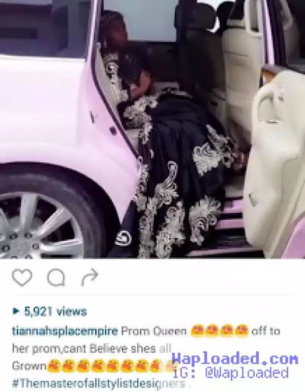 Toyin Lawani claps back at fans who criticized her for allowing her daughter to go to 